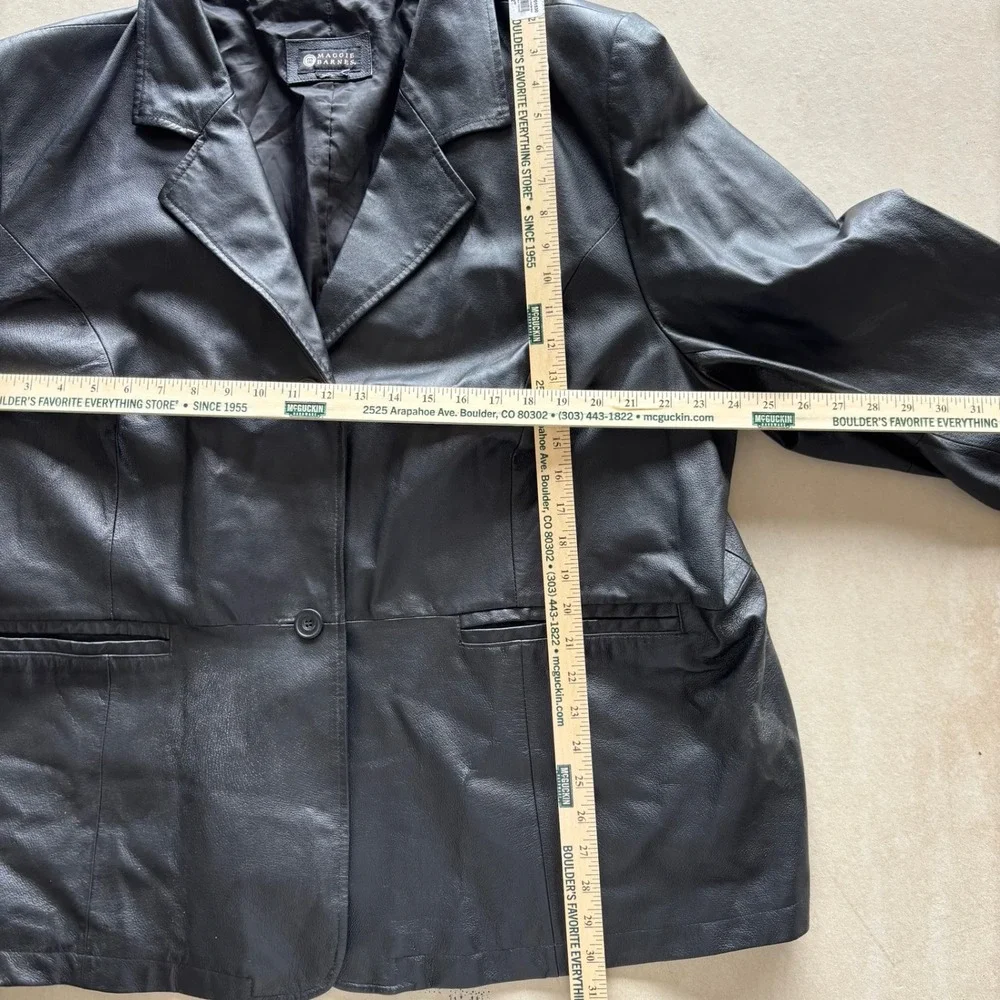 Vintage Maggie Barnes Leather‎ Jacket